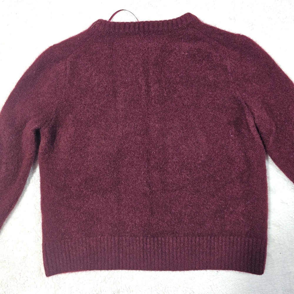 Zara 100% wool round neck, long-sleeve jacket. Front button closure - Picture 12 of 12